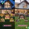 Happy Birthday Yard Signs with Stakes - LED Outdoor Lawn Signs Neon Waterproof Sign with Lights - Gift Box Lighted Yard Signs for Garden Outdoor Party Supplies